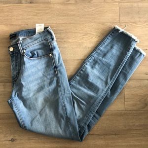Banana republic jeans with fray bottom
